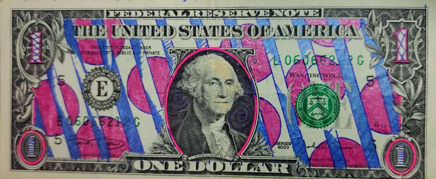 Dollar Bill Art #102