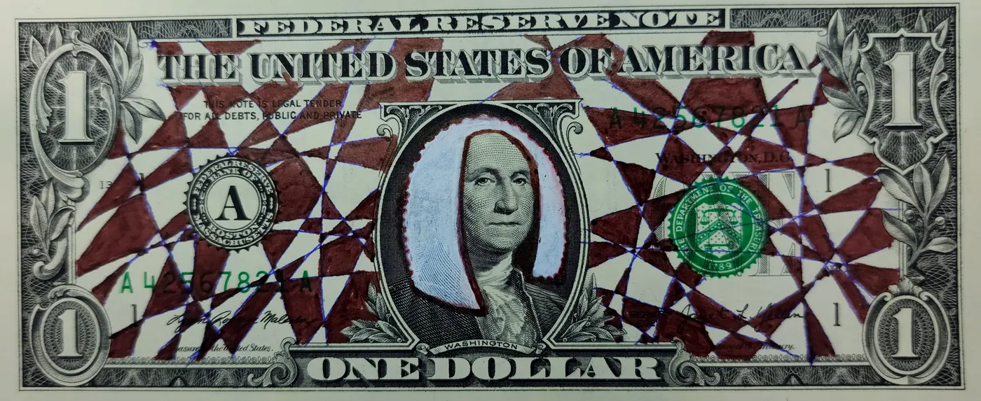 Dollar Bill Art #107