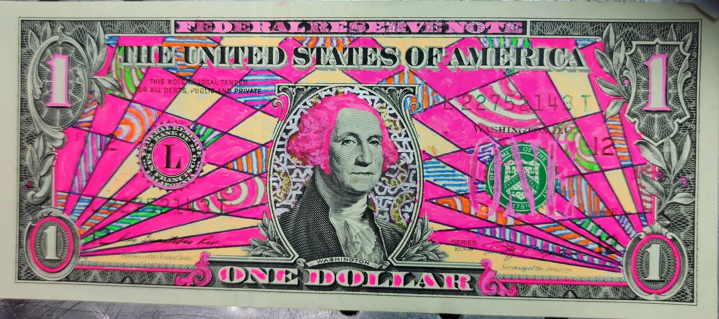 Dollar Bill Art #113