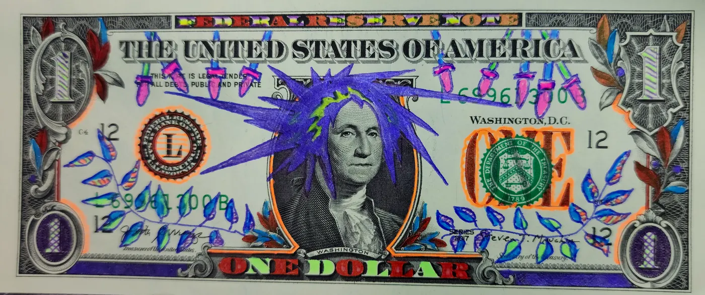 Dollar Bill Art #118