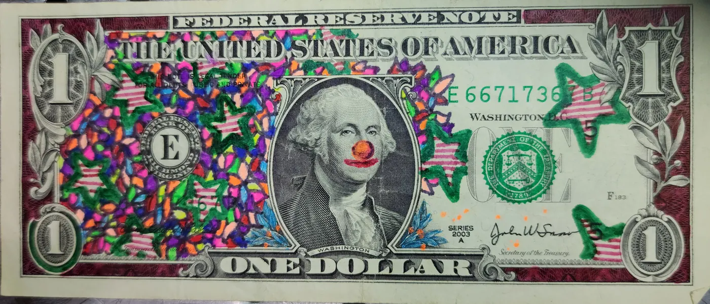 Dollar Bill Art #119
