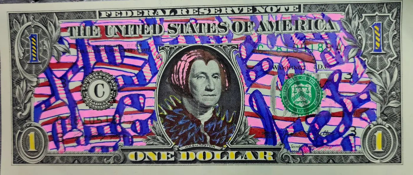 Dollar Bill Art #120