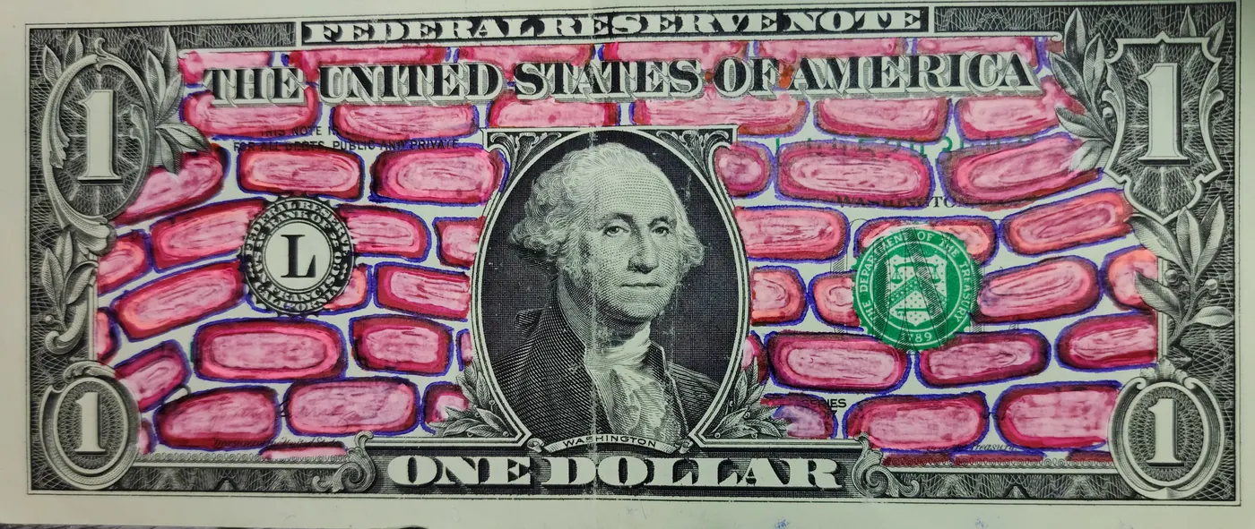 Dollar Bill Art #121