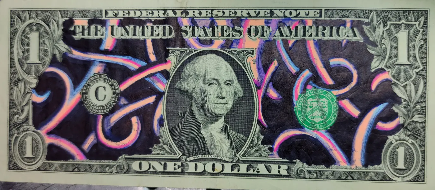 Dollar Bill Art #125