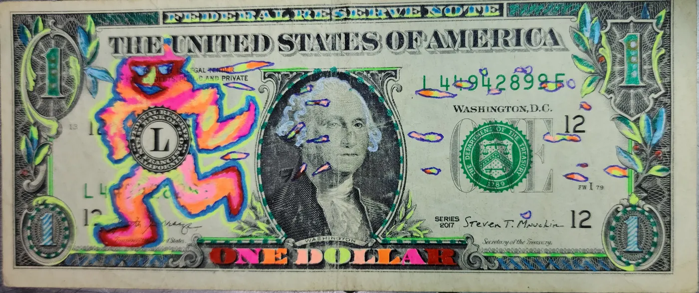 Dollar Bill Art #130