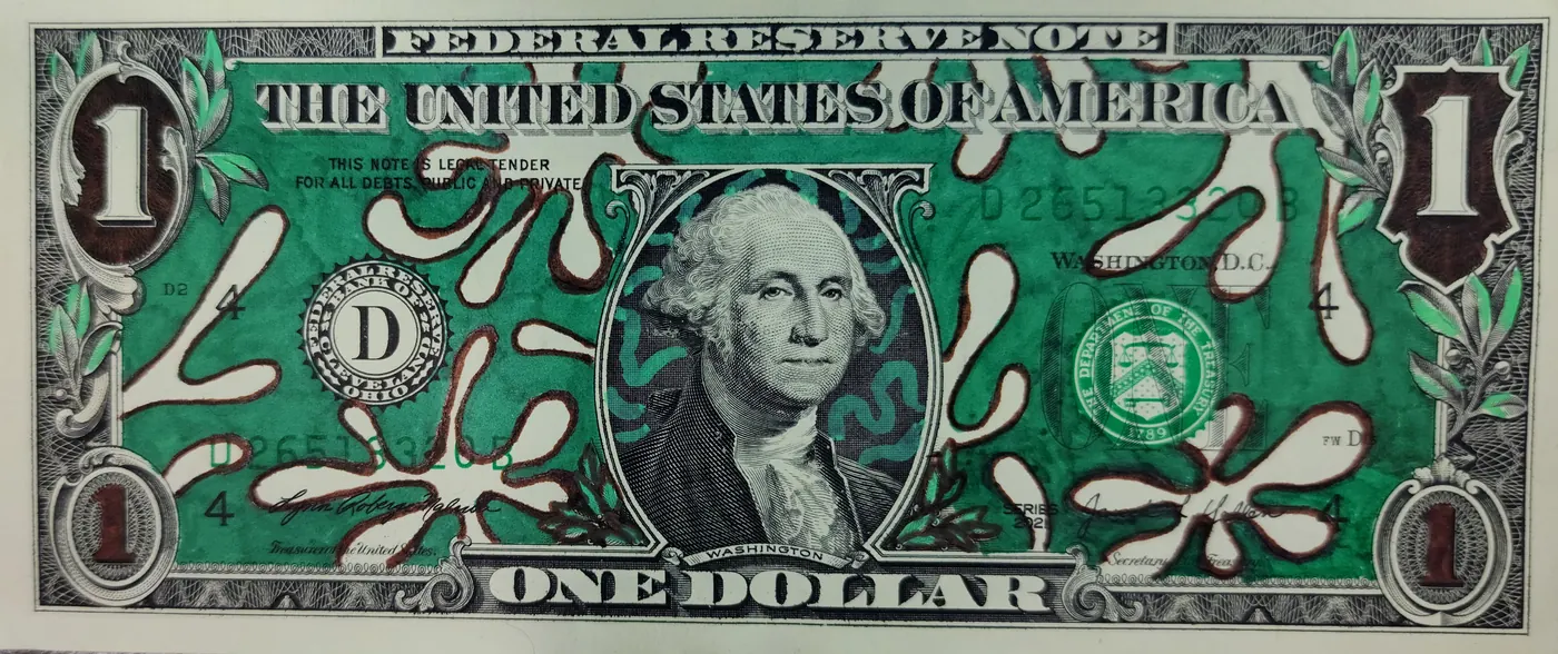 Dollar Bill Art #133