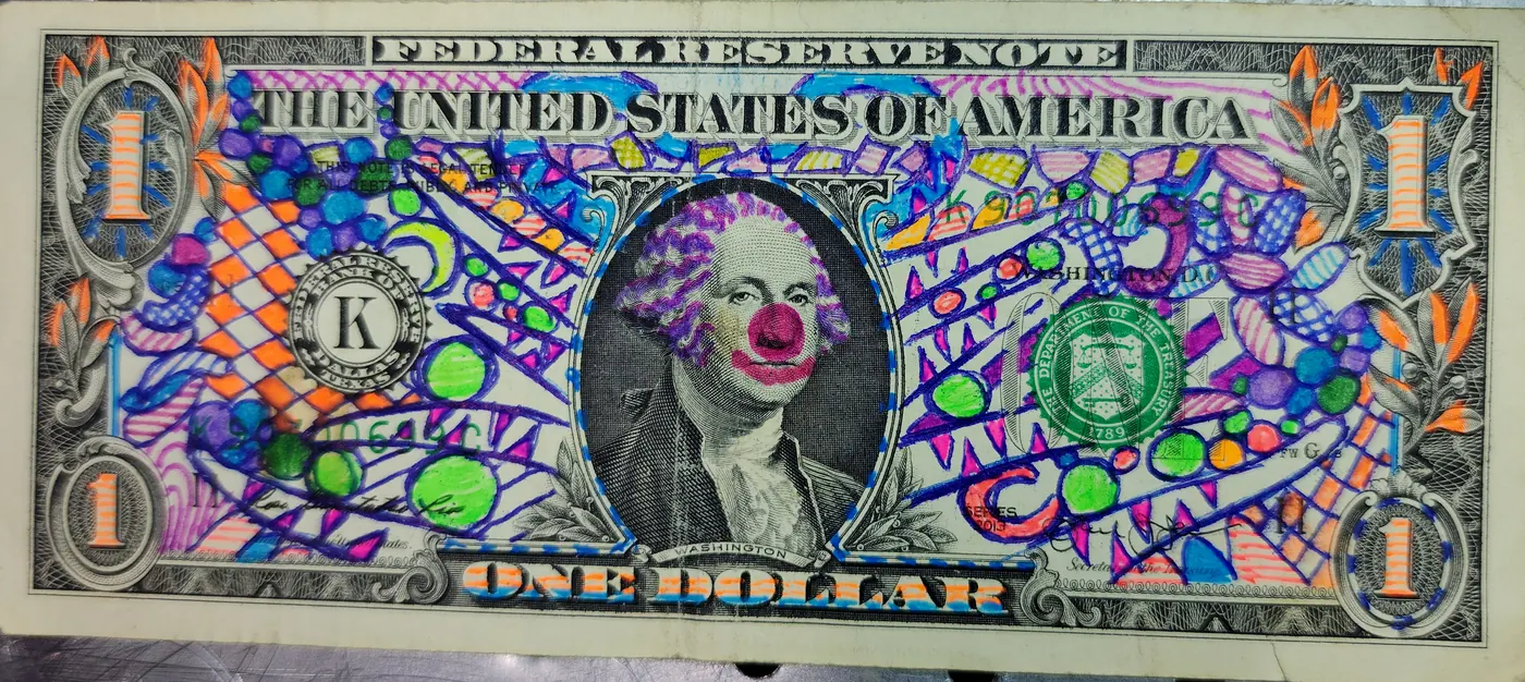 Dollar Bill Art #146