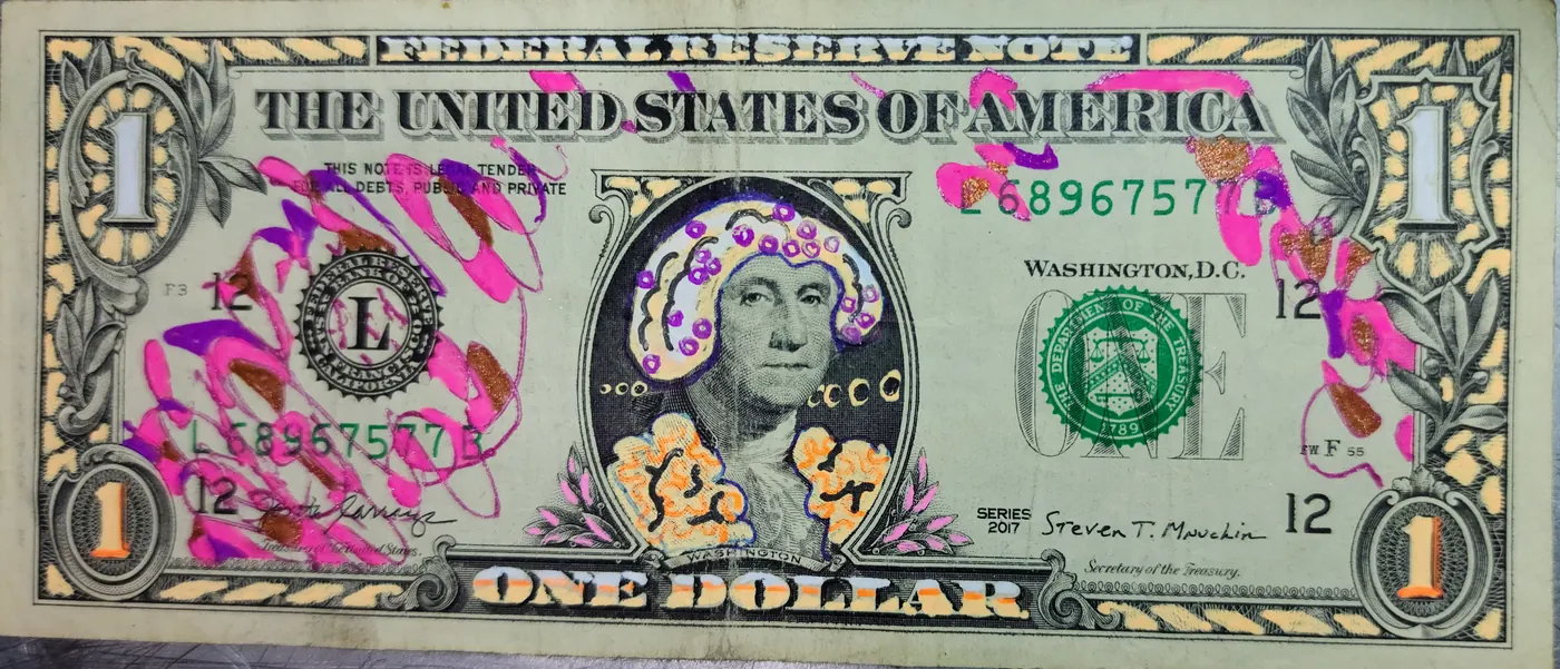 Dollar Bill Art #148