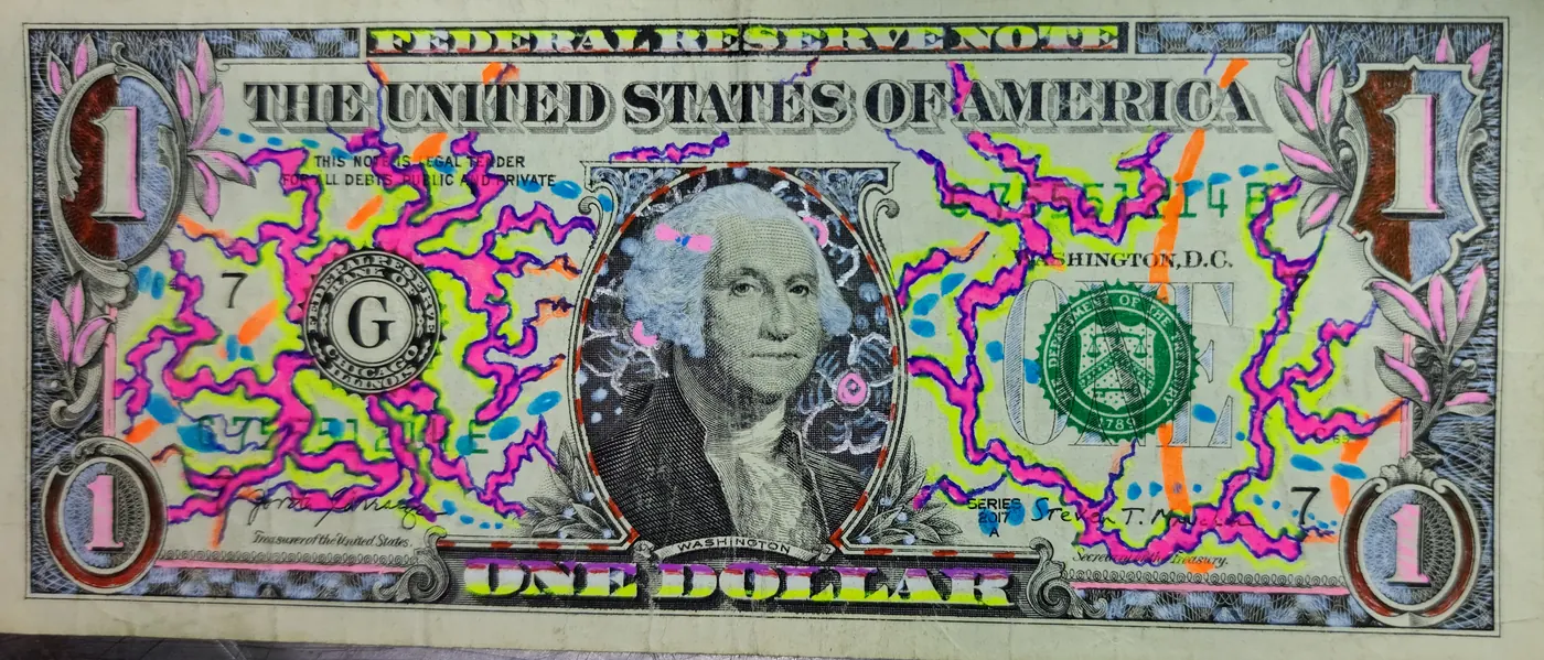 Dollar Bill Art #150