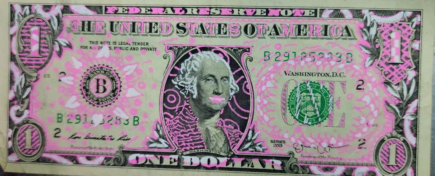 Dollar Bill Art #158