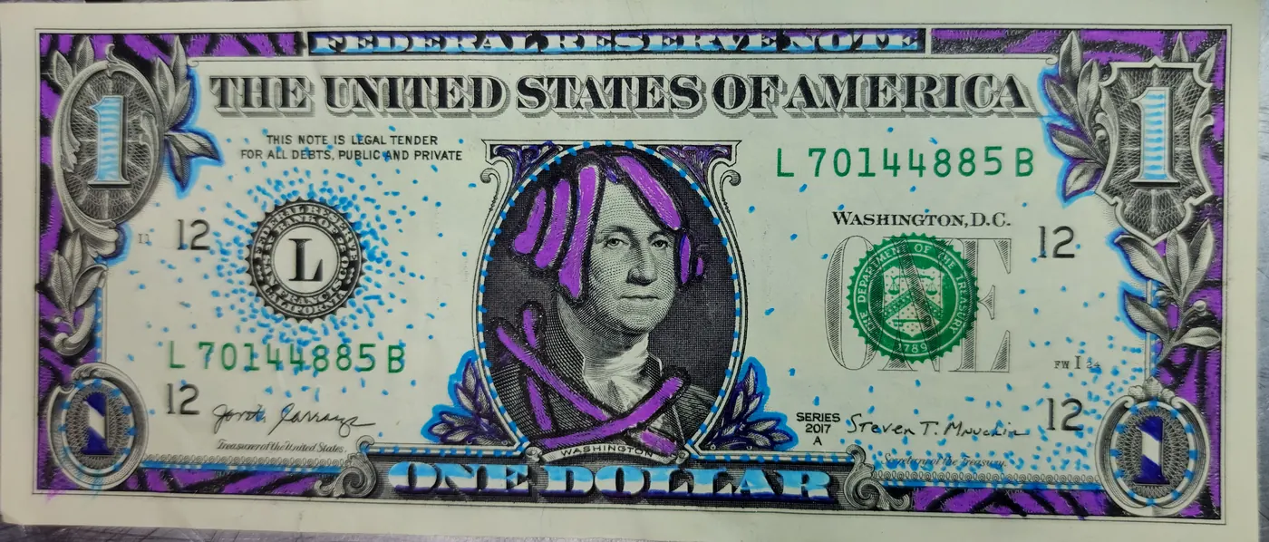 Dollar Bill Art #160