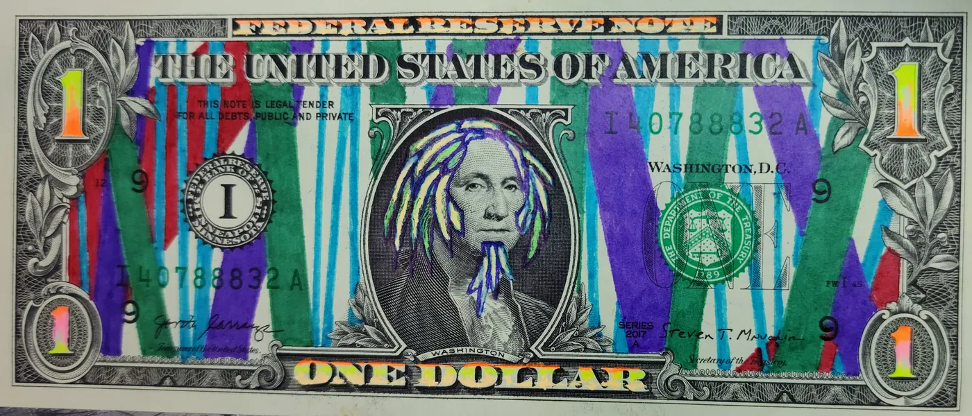 Dollar Bill Art #161