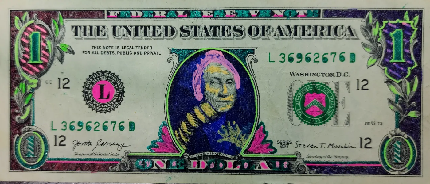 Dollar Bill Art #162
