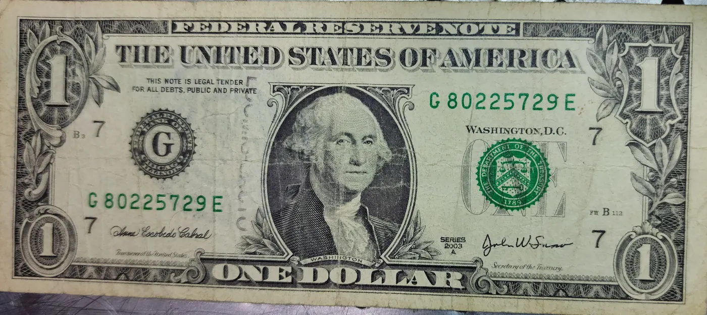Dollar Bill Art #170