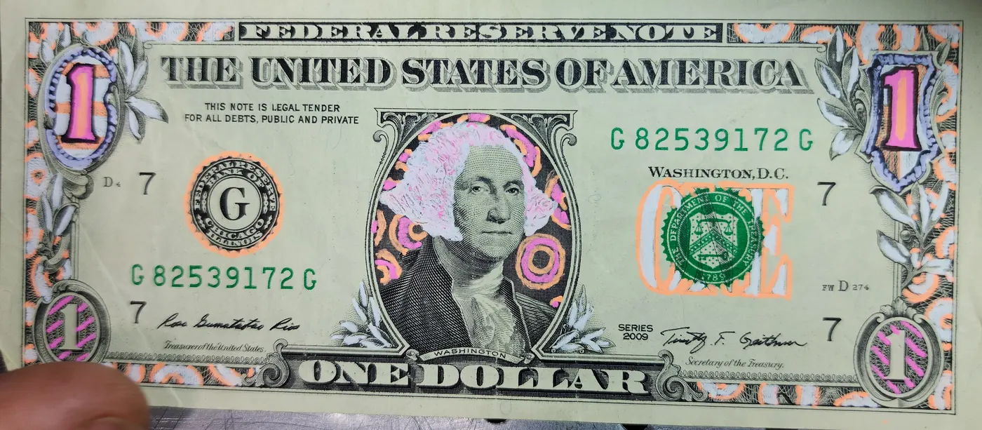 Dollar Bill Art #175