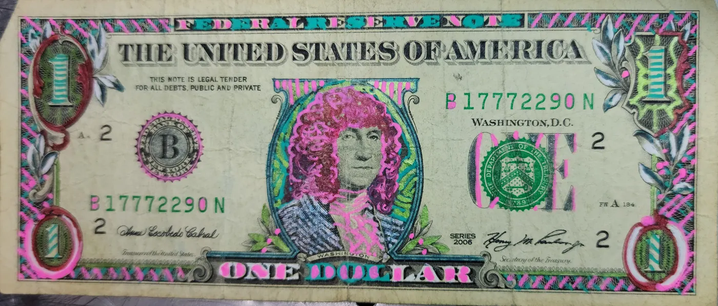 Dollar Bill Art #176