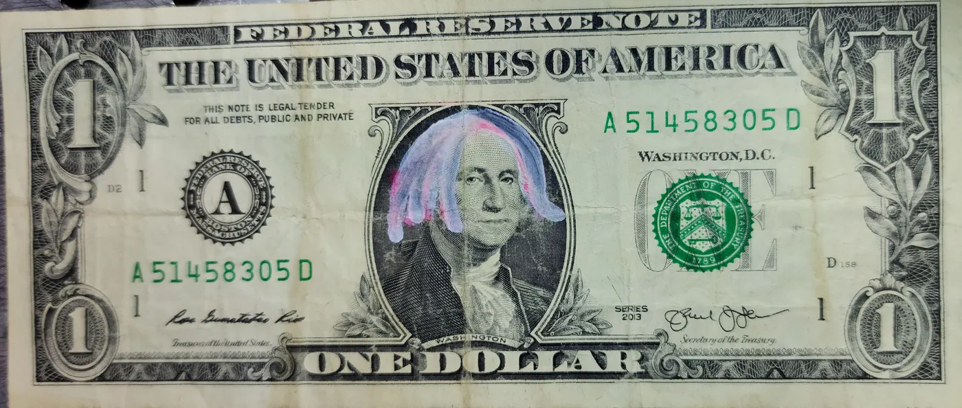 Dollar Bill Art #181