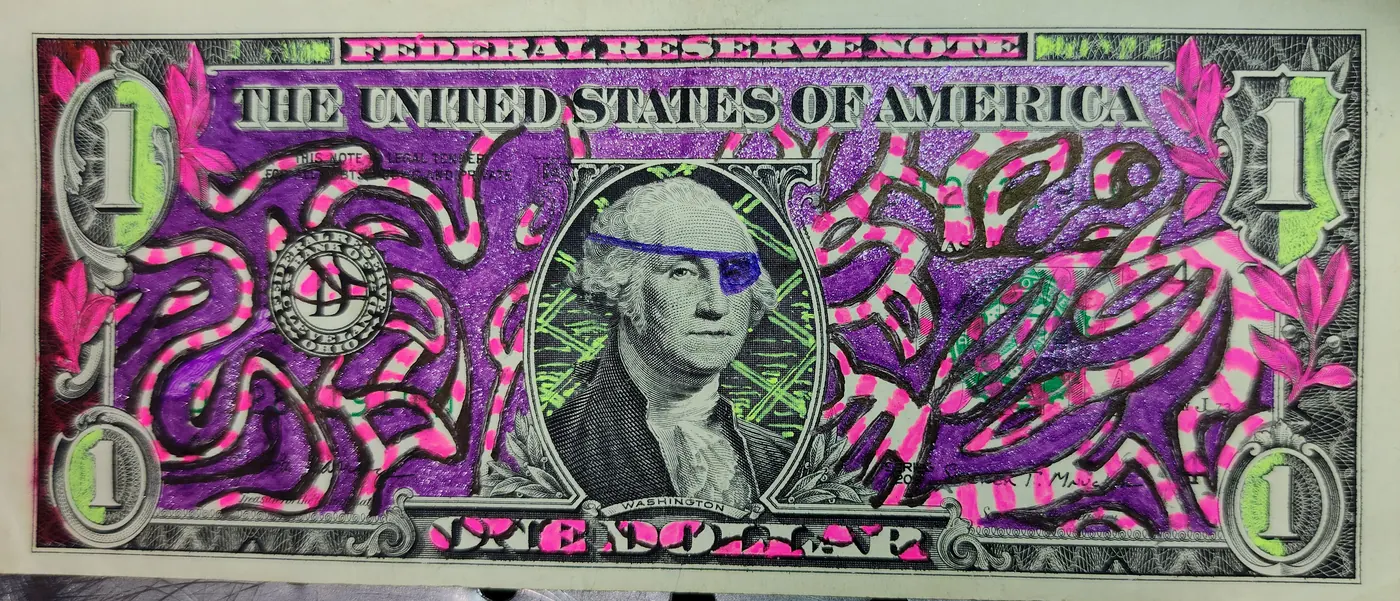 Dollar Bill Art #188