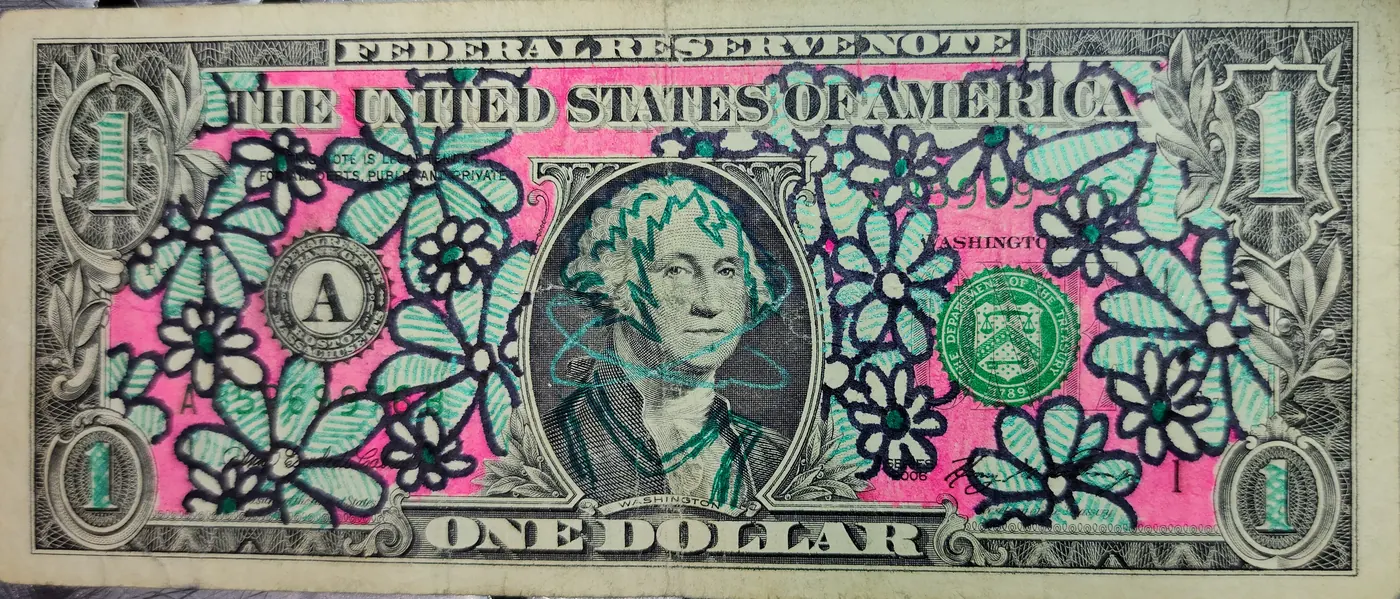 Dollar Bill Art #194