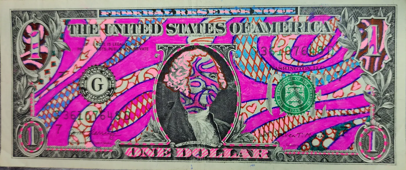 Dollar Bill Art #204