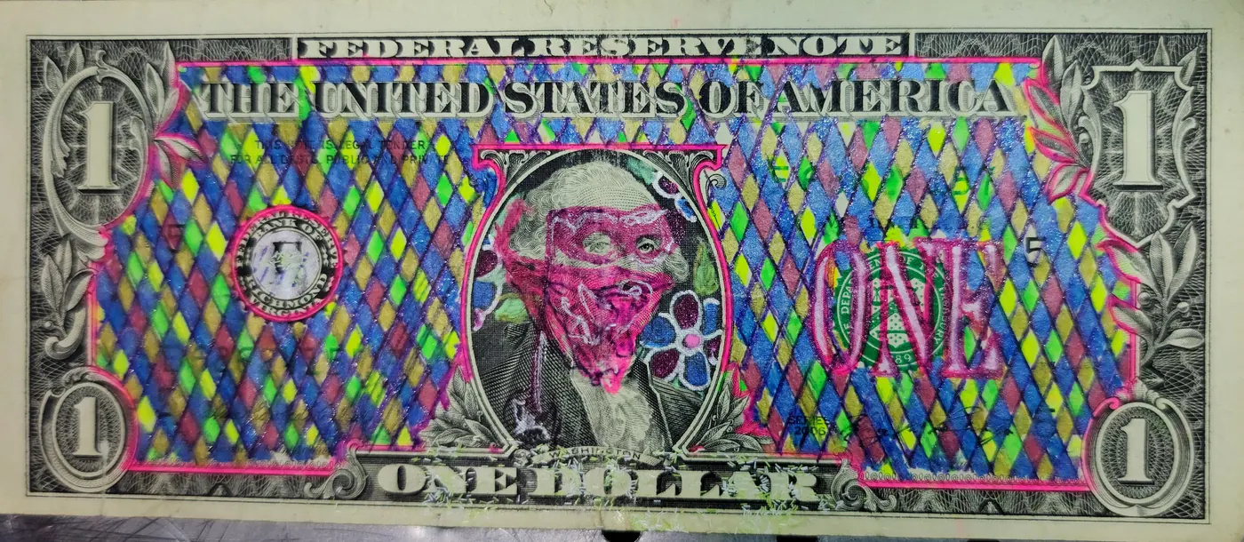 Dollar Bill Art #205