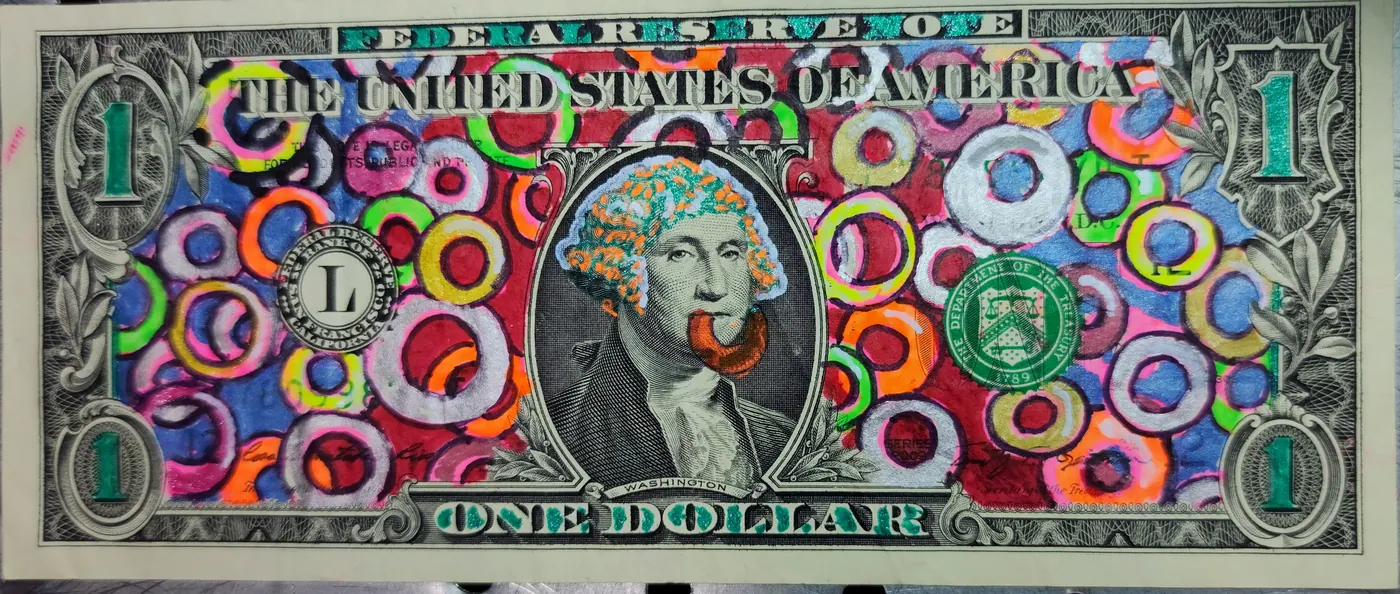 Dollar Bill Art #213