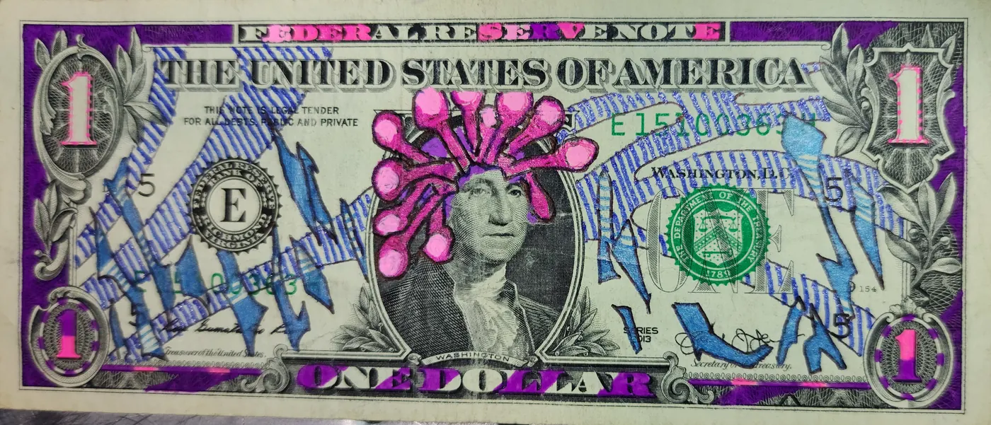 Dollar Bill Art #218