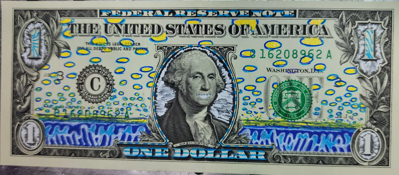 Dollar Bill Art #221