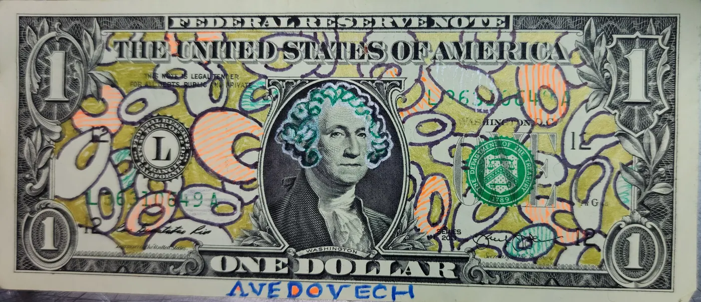 Dollar Bill Art #222