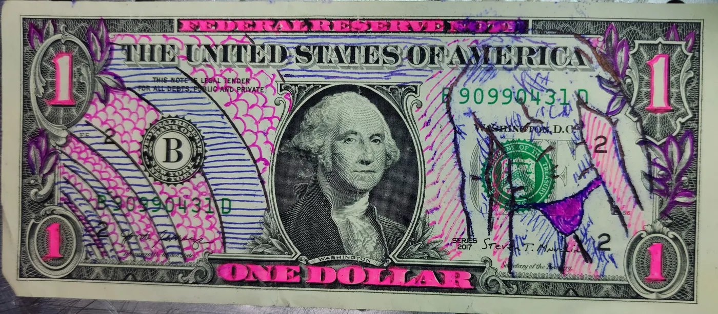 Dollar Bill Art #226