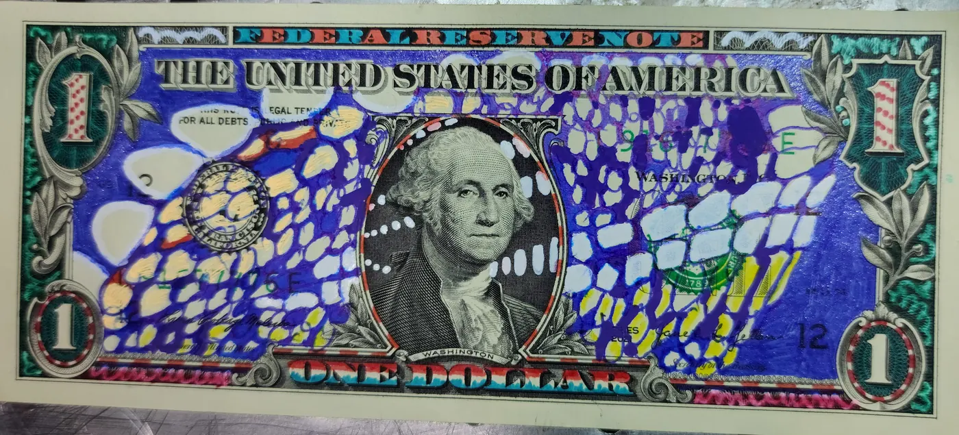 Dollar Bill Art #227