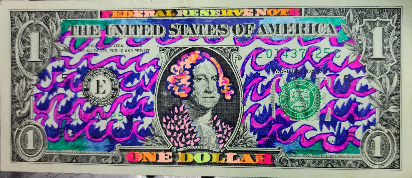 Dollar Bill Art #230