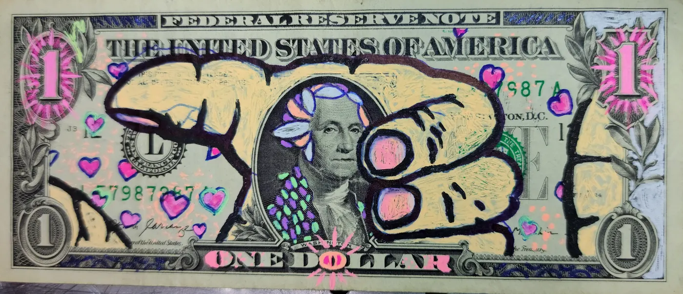 Dollar Bill Art #233