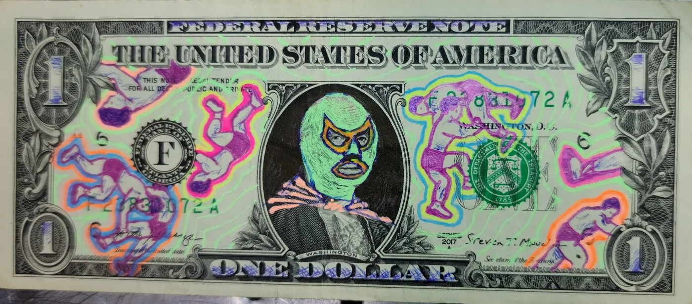 Dollar Bill Art #234