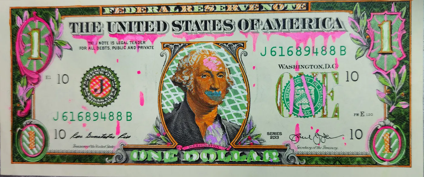 Dollar Bill Art #242