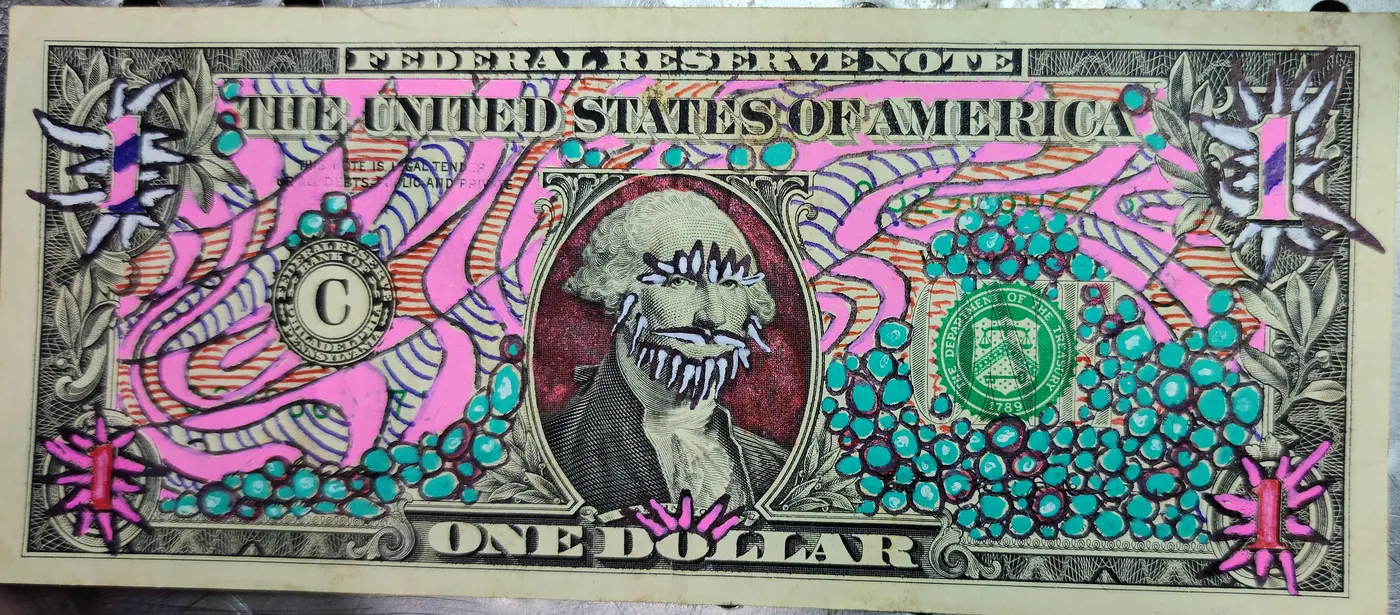 Dollar Bill Art #246