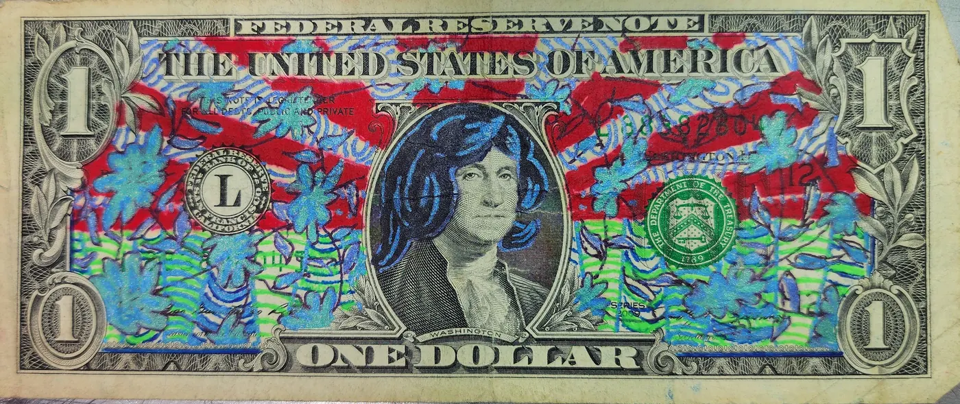 Dollar Bill Art #266