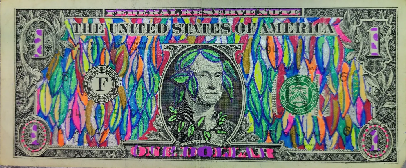 Dollar Bill Art #267