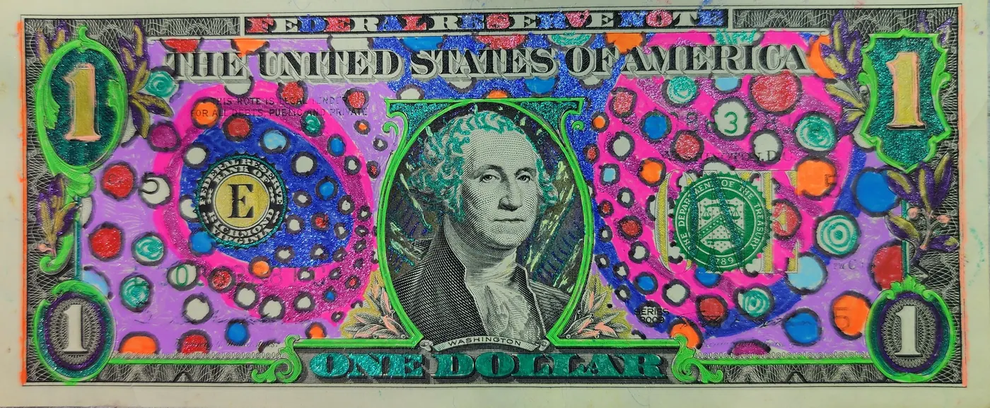 Dollar Bill Art #273