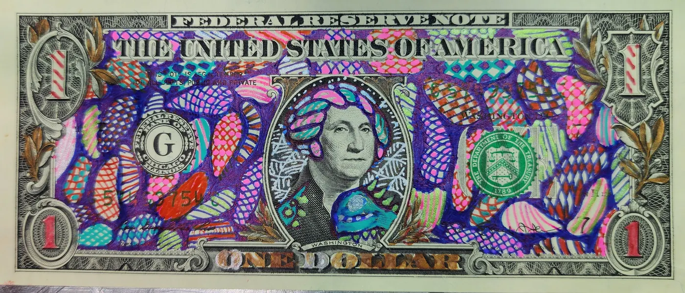 Dollar Bill Art #277