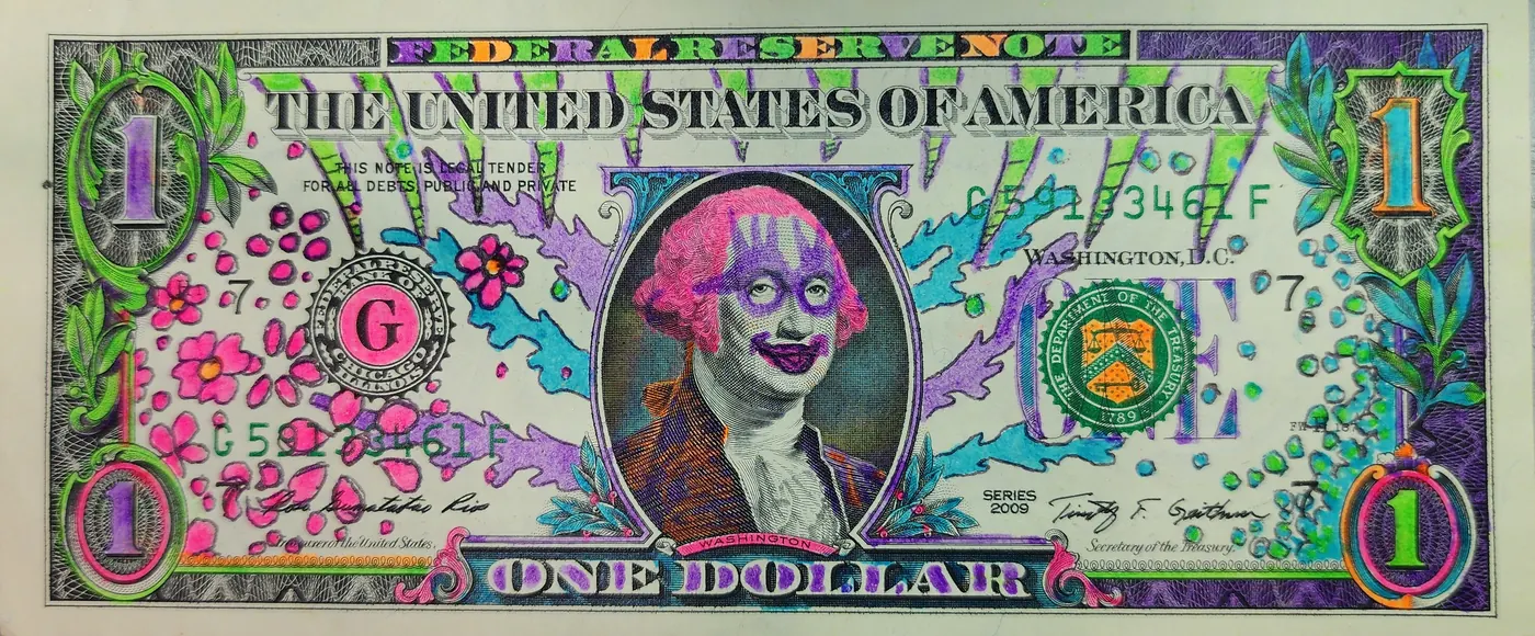 Dollar Bill Art #278