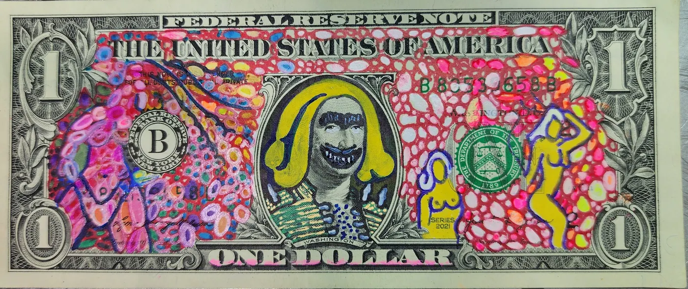Dollar Bill Art #286