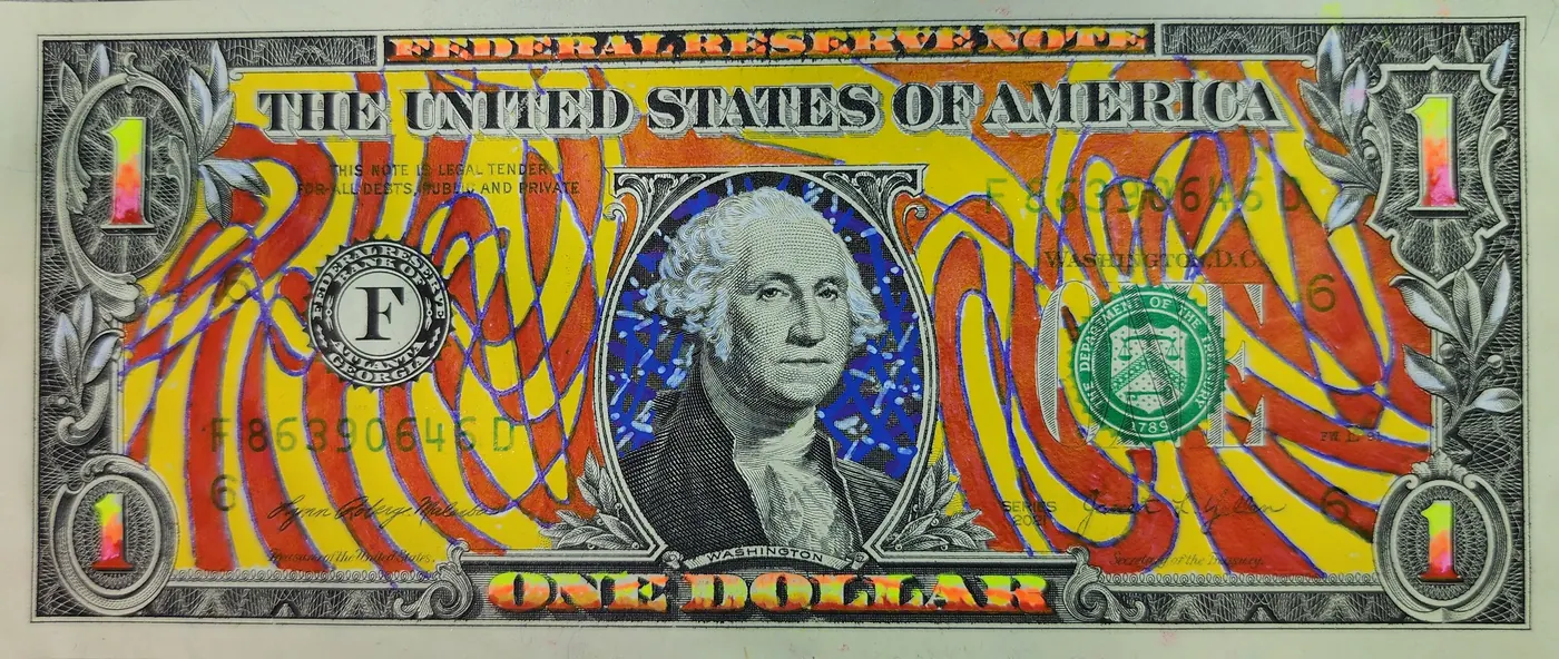 Dollar Bill Art #287