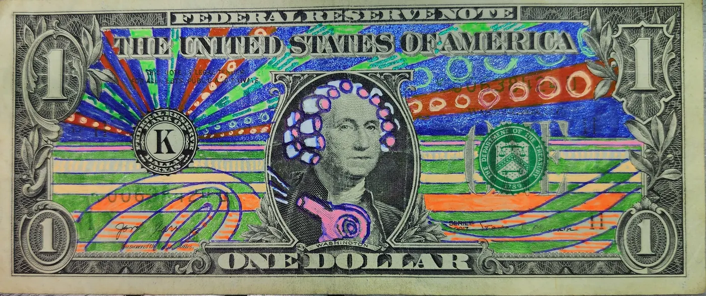 Dollar Bill Art #288