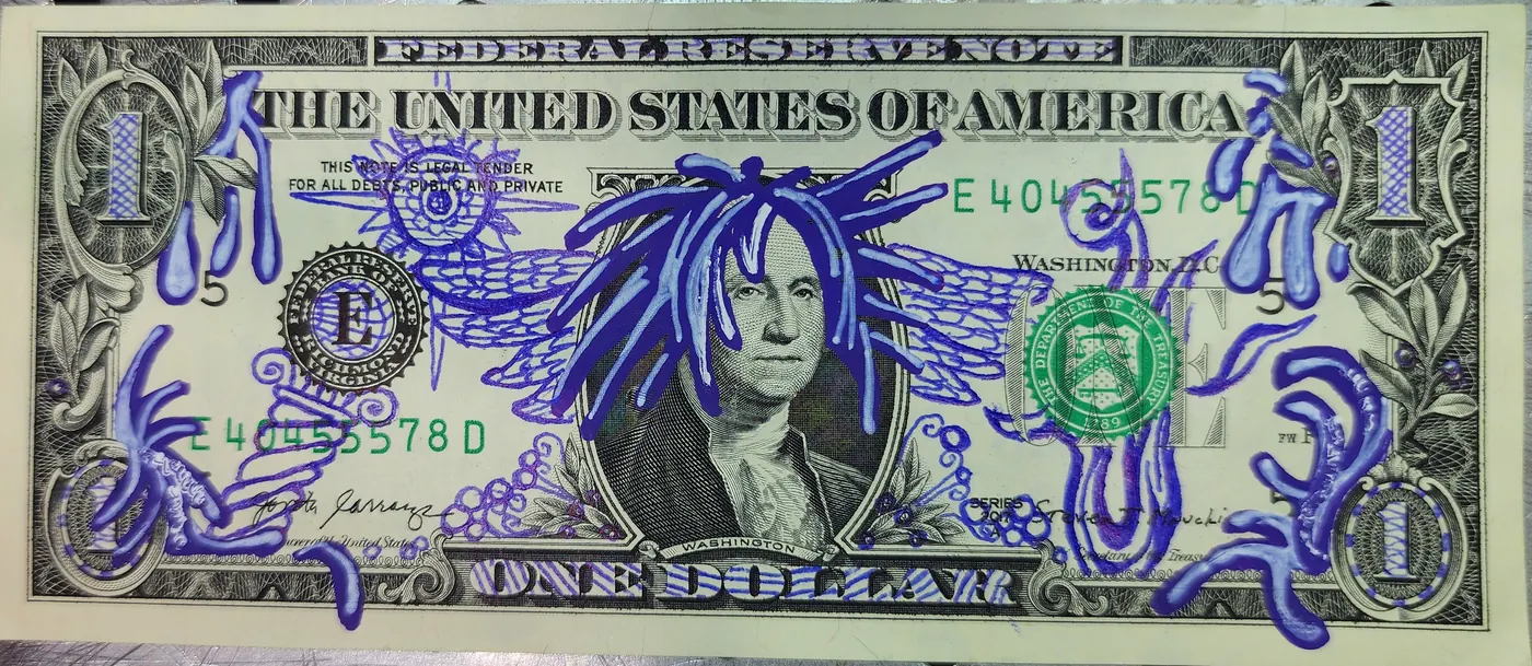 Dollar Bill Art #289