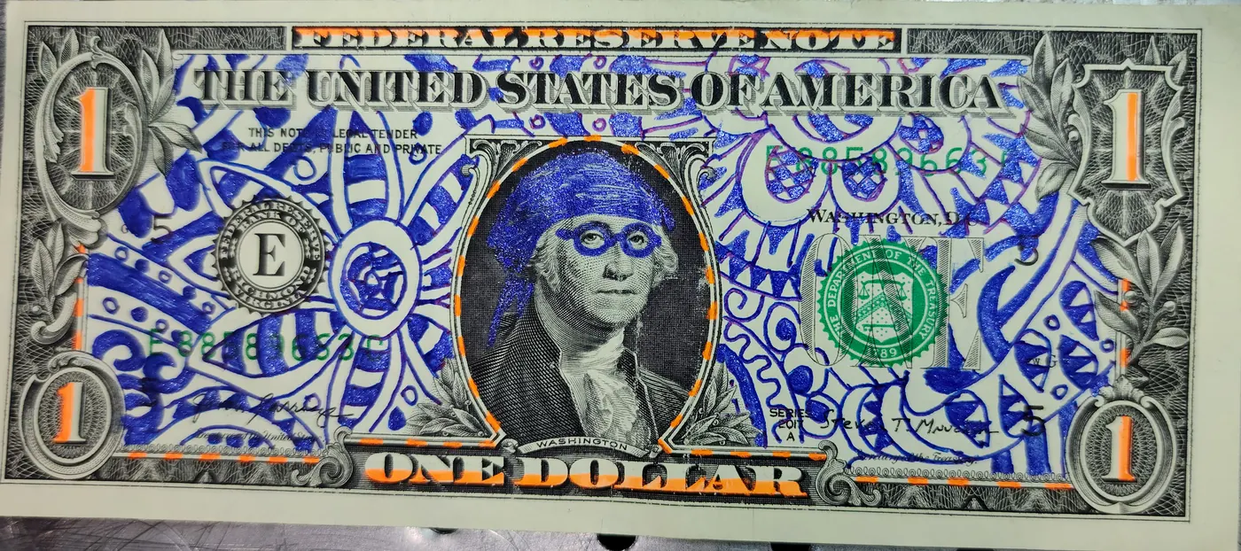 Dollar Bill Art #290