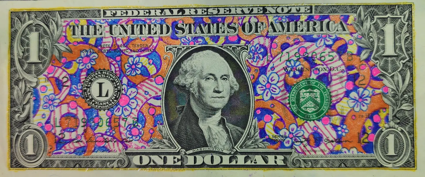 Dollar Bill Art #292
