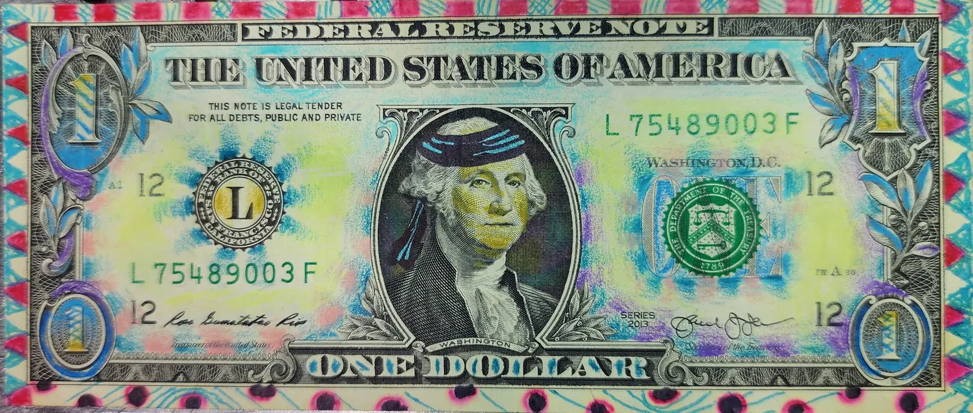 Dollar Bill Art #293