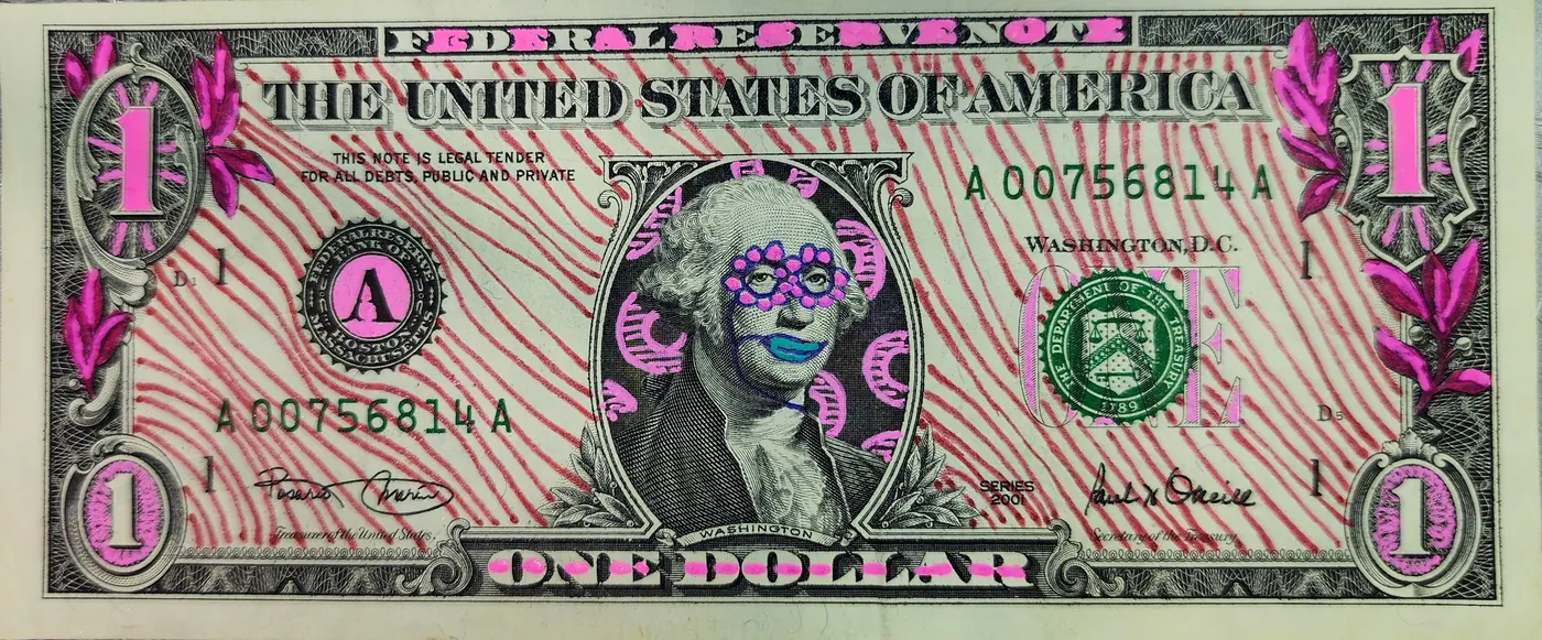 Dollar Bill Art #305
