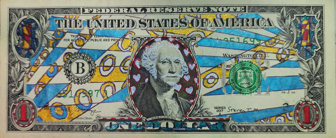 Dollar Bill Art #316